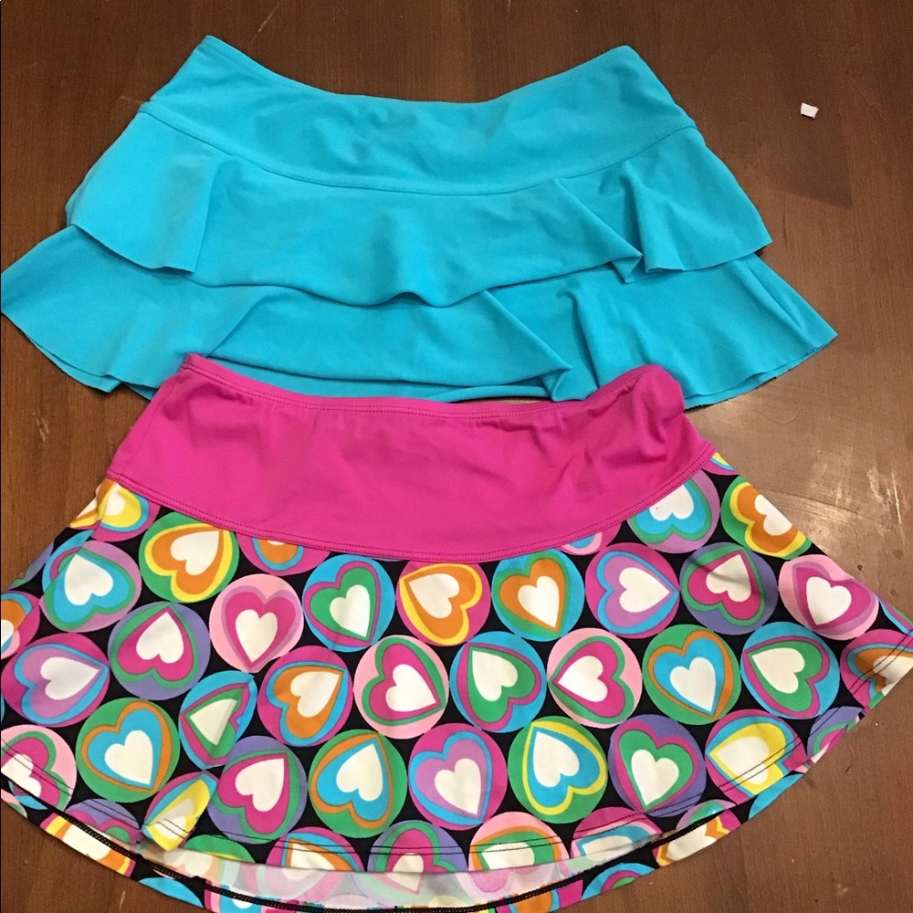 Girls swim skirts